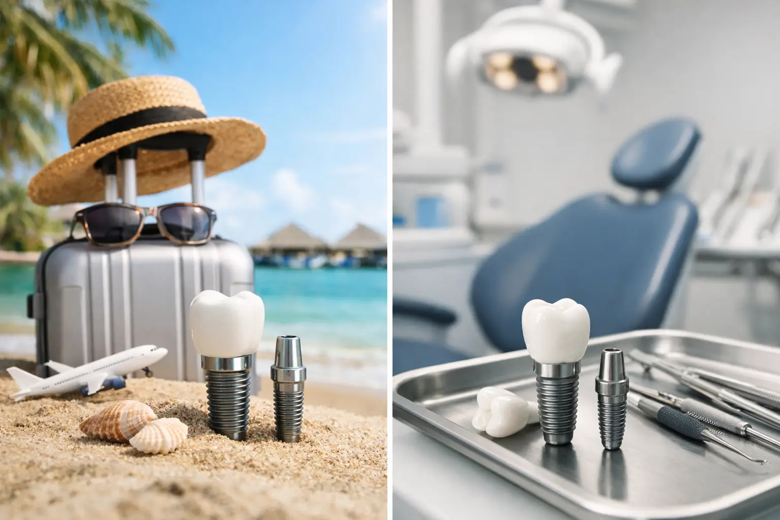 Implant Travel Versus Local Implants Compared